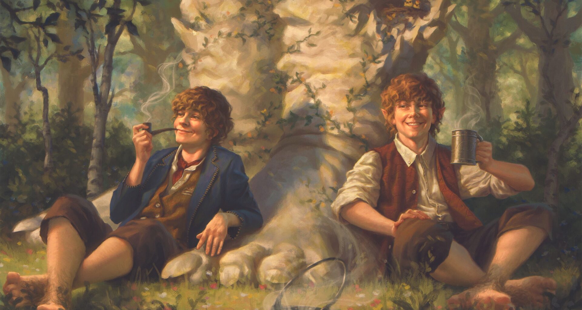 This artist captures J.R.R. Tolkien's hobbits and elves in a magical new light