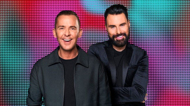 TITLE:Eurovision Song Contest 2025,EP NUMBER:,TX DATE:13-05-2025,TX WEEK:19,EMBARGOED UNTIL:06-05-2025 00:00:01,PEOPLE:Scott Mills, Rylan,DESCRIPTION:,COPYRIGHT:BBC Public Service,CREDIT LINE:BBC/BBC Studios