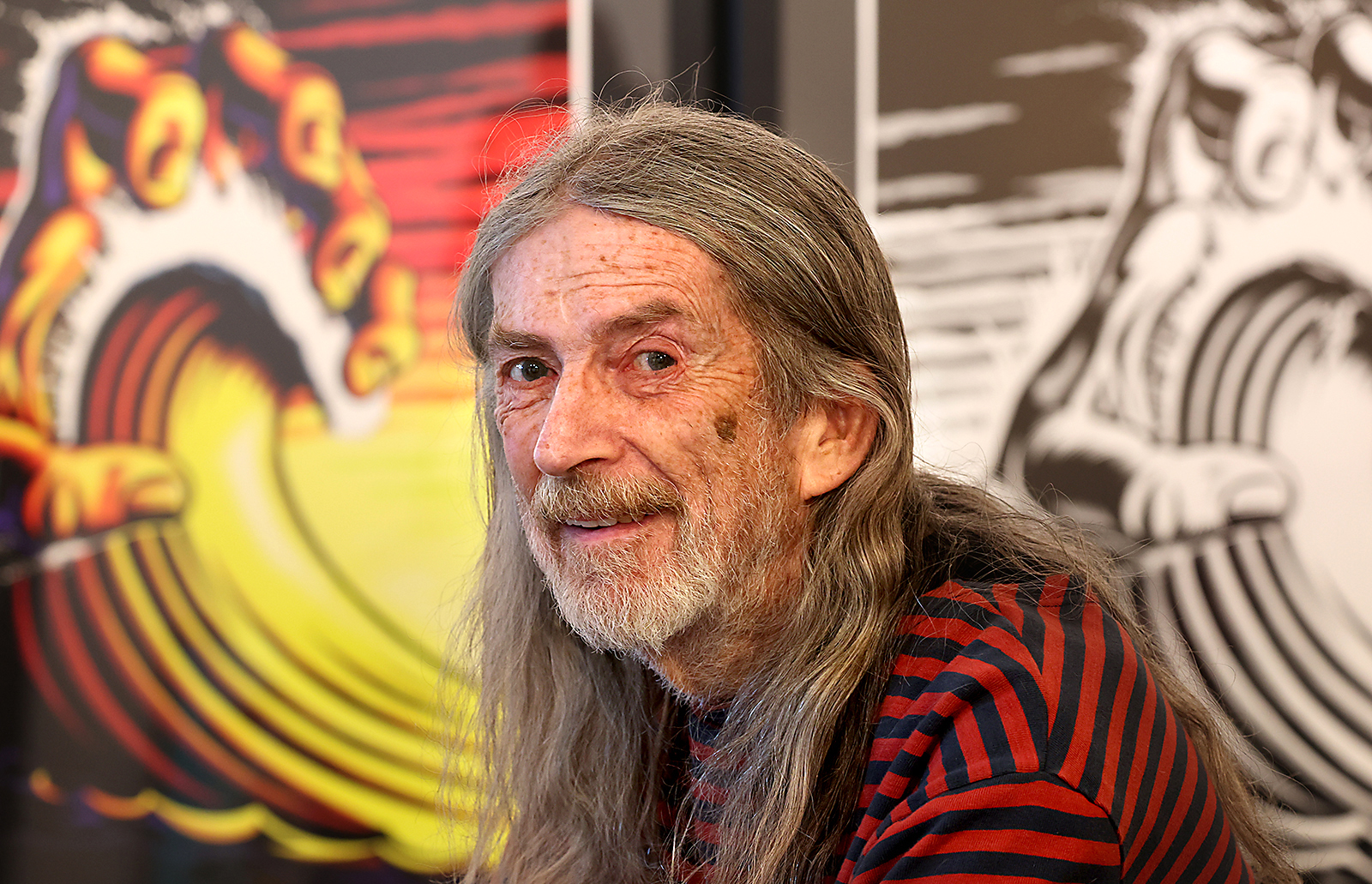 Jim Phillips' graphics and surf and skate-themed artworks are global...