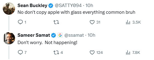 Sameer Samat no Liquid Glass Twitter Sameer Samat no Liquid Glass Twitter