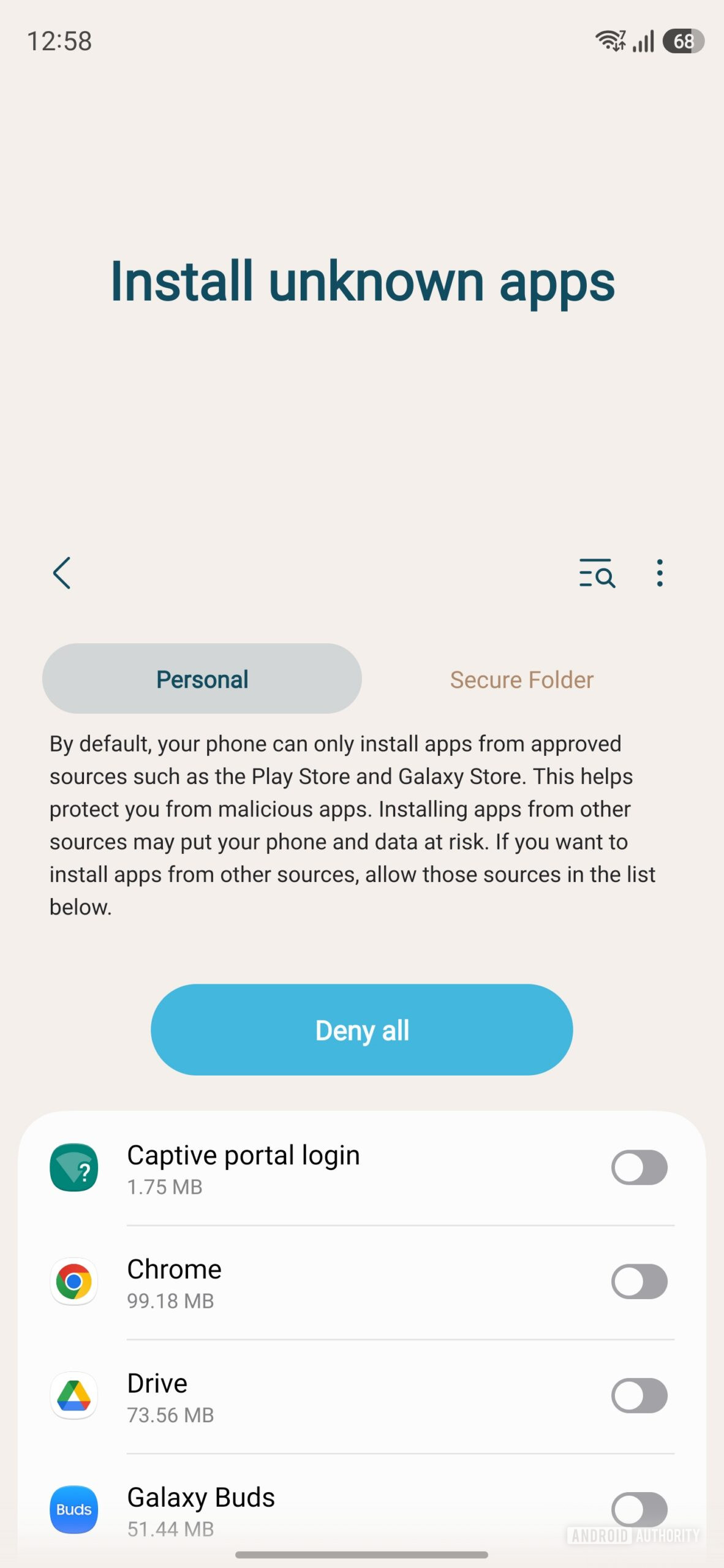 Samsung One UI 8.5 Install unknown apps