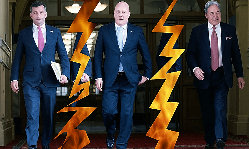 All the dust-ups in the Luxon-led coalition, ranked from least to most seismic