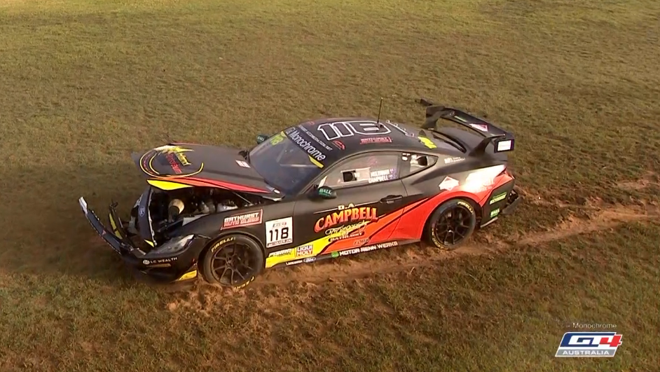 SRO GT news: Hard qualifying crash for GT4 class championship leader