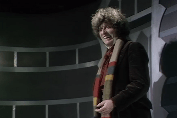 Tom Baker as the Fourth Doctor in Doctor Who serial The Robots of Death Tom Baker as the Fourth Doctor in Doctor Who serial The Robots of Death