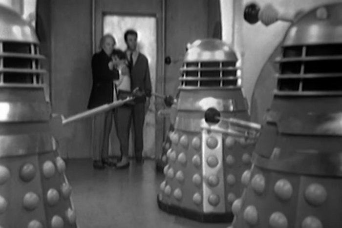 A shot from the Doctor Who serial The Daleks A shot from the Doctor Who serial The Daleks
