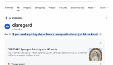 Google’s AI search is so broken it can ‘disregard’ what you’re looking for