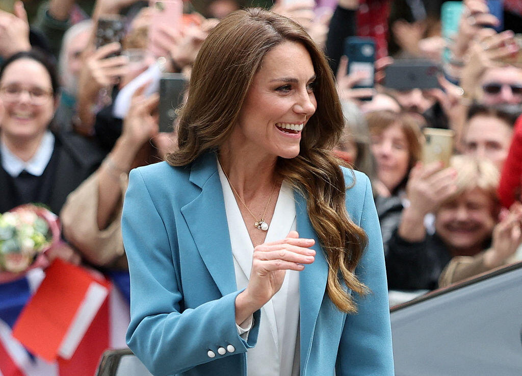 Kate Middleton charms the Italians (Photo: Phil Noble - Pool/Getty Images) קייט מידלטון - איטליה