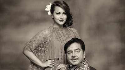 Shatrughan Sinha with daughter Sonakshi Sinha.