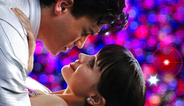Emile Hirsch as Speed Racer and Christina Ricci in a scene from Warner Bros. Pictures' and Village Roadshow Pictures' action adventure Speed Racer