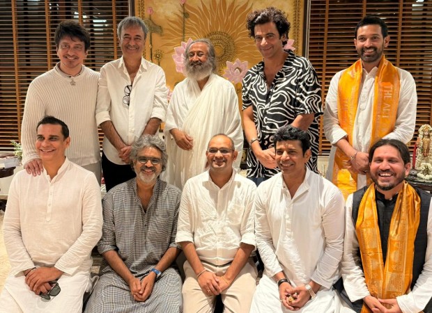 EXCLUSIVE: The INSIDE story of Sajid Nadiadwala, Rajkumar Hirani, Vikrant Massey, Sunil Grover’s heartwarming meet with Gurudev Sri Sri Ravi Shankar in Bengaluru