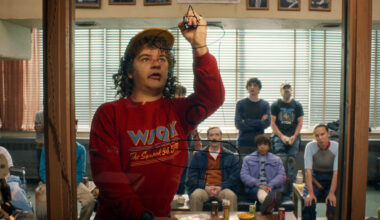 Gaten Matarazzo as Dustin Henderson in Stranger Things: Season 5.