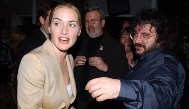 Director Sir Peter Jackson reminisces about being the man who shared Kate Winslet’s first on-screen kiss
