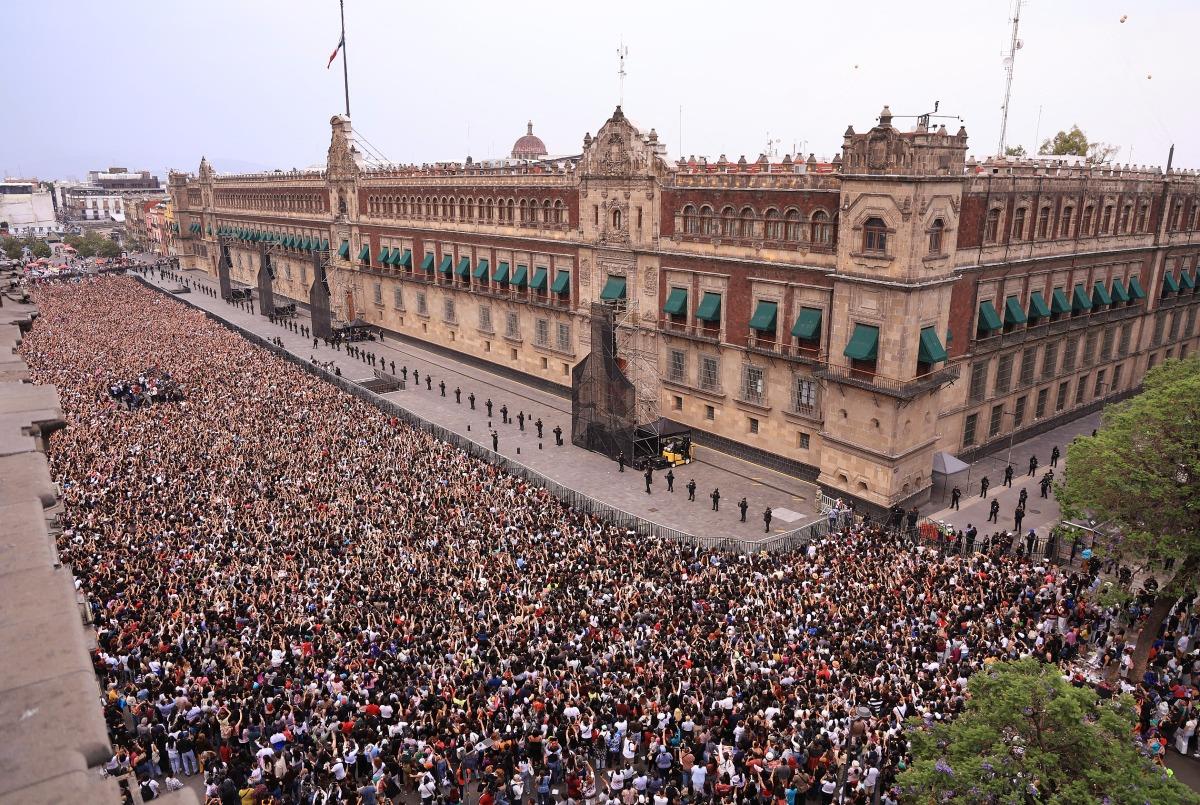 K-Pop Stars BTS Draw 50,000-Strong Crowd In Mexico