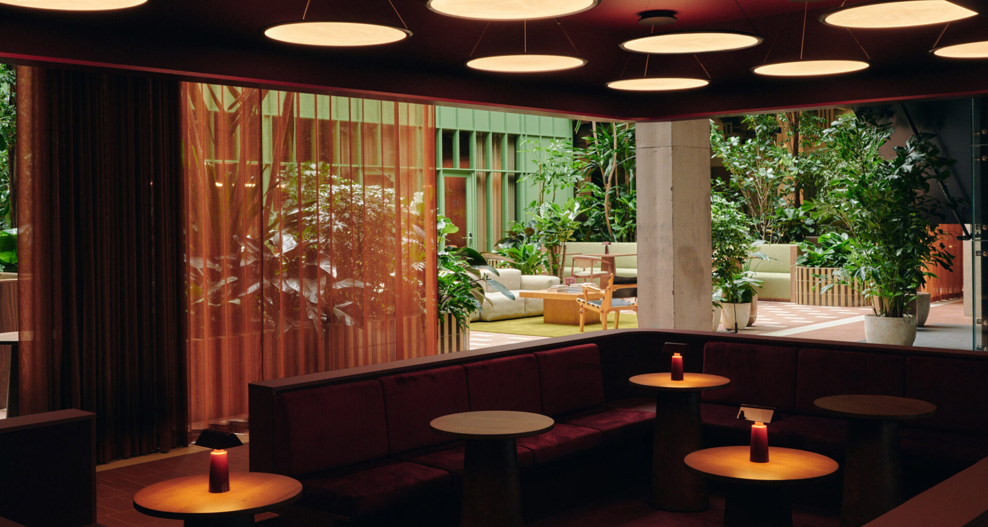 Conductor co-working space references hospitality design