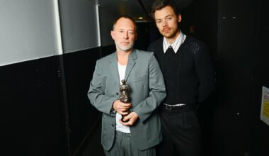 Harry Styles says he lost his virginity to Radiohead’s ‘Talk Show Host’ – check out his full speech in tribute to Thom Yorke at the Ivor Novellos 2026