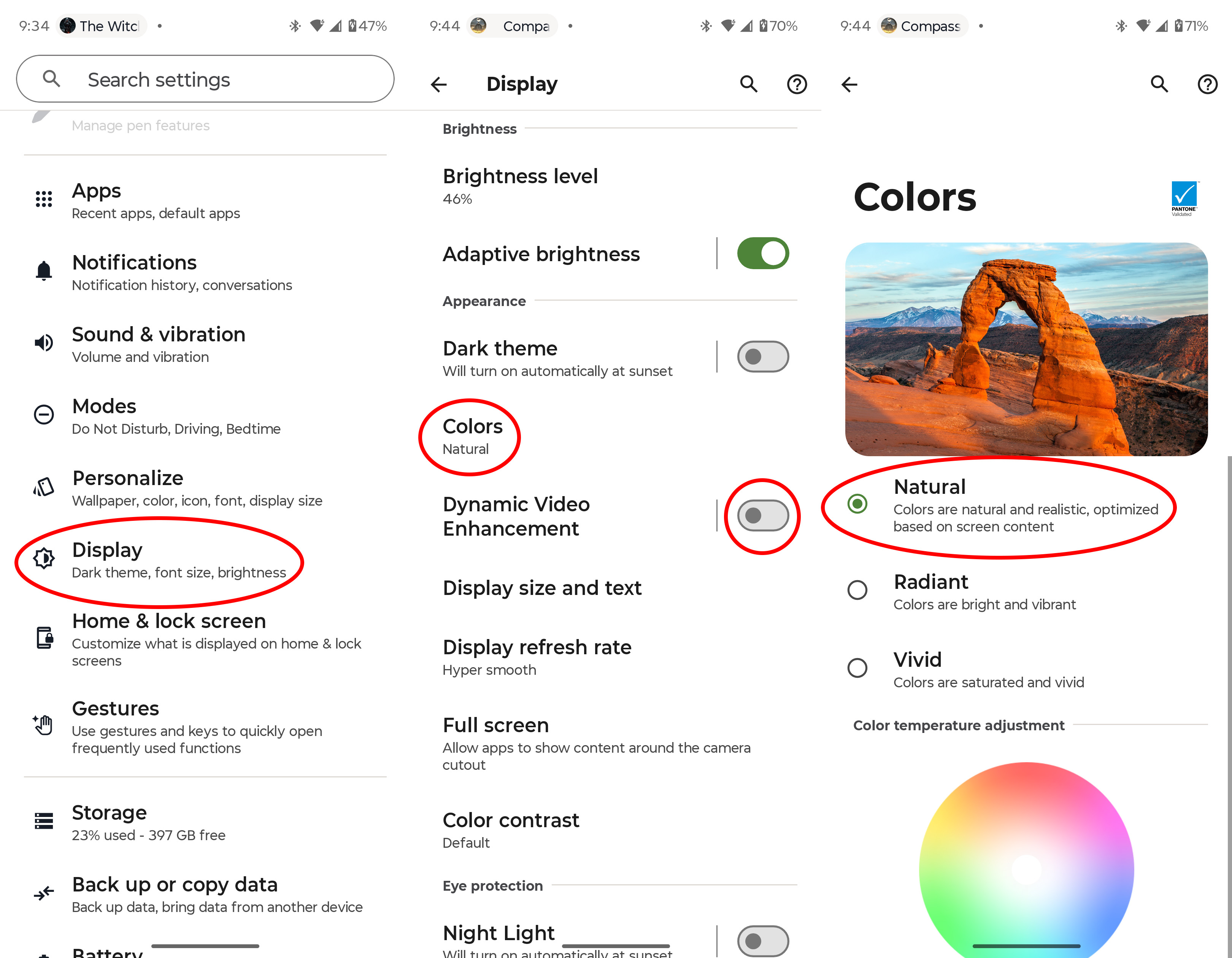The best eye-friendly color settings for the Motorola Razr Fold 2026