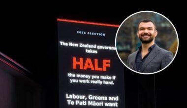 Property developer Matthew Horncastle fires up after complaint over political billboard