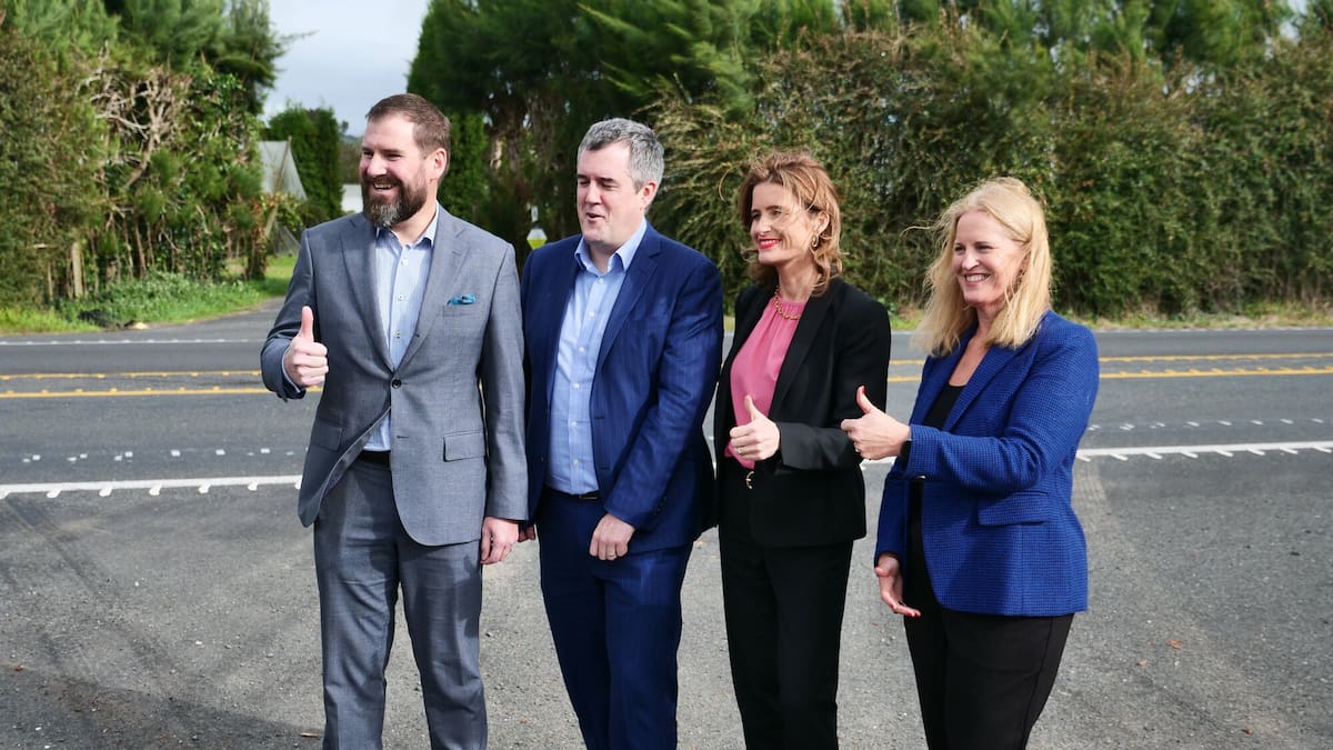 Waikato Expressway extension: Ministers visit future site of Cambridge to Piarere section of $1.77b road