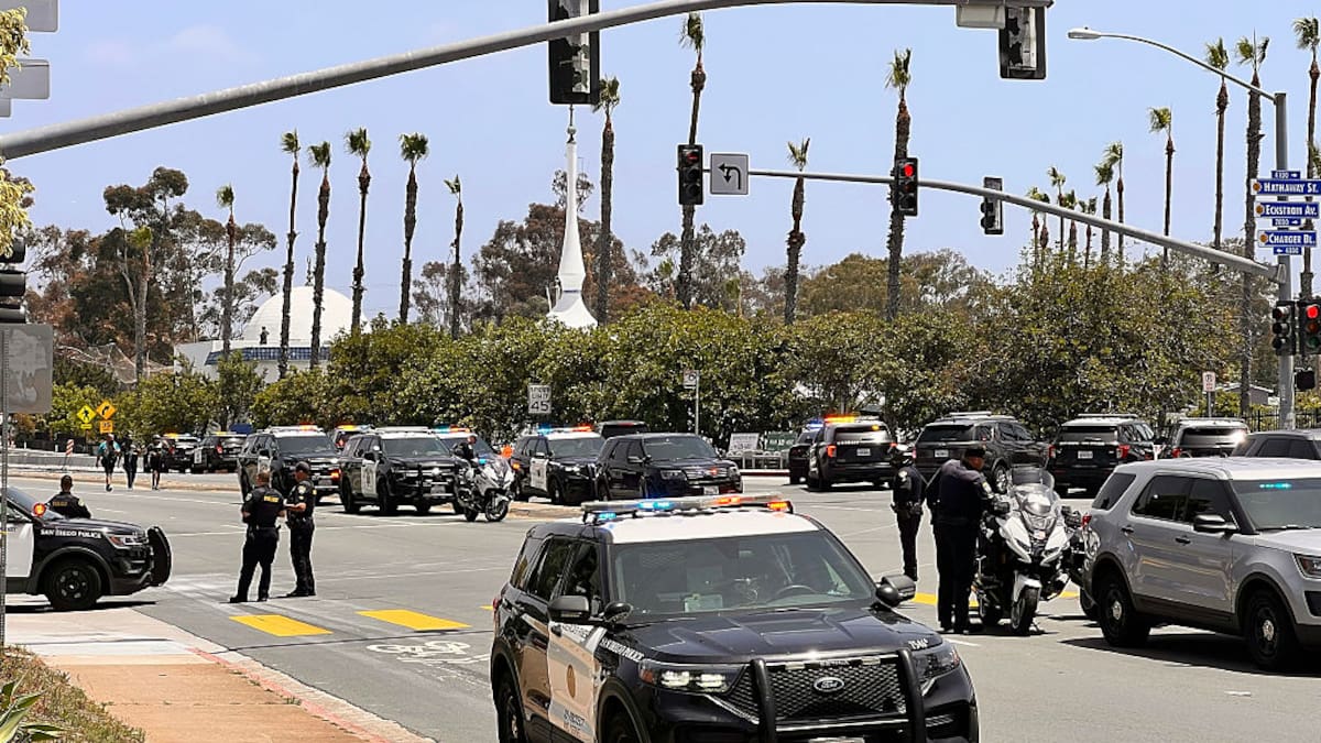 Five dead at mosque shooting in San Diego, police say threat ‘neutralised’
