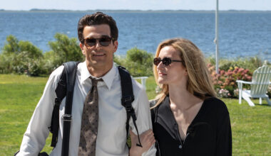 Paul Anthony Kelly and Sarah Pidgeon as JFK Jr. and Carolyn Bessette in Love Story.