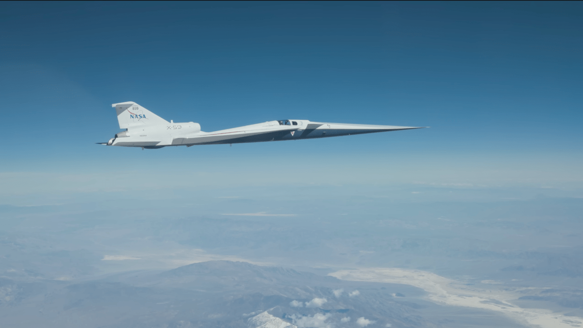 NASA's new supersonic X-59 aircraft shows off its dizzying acrobatics in new video