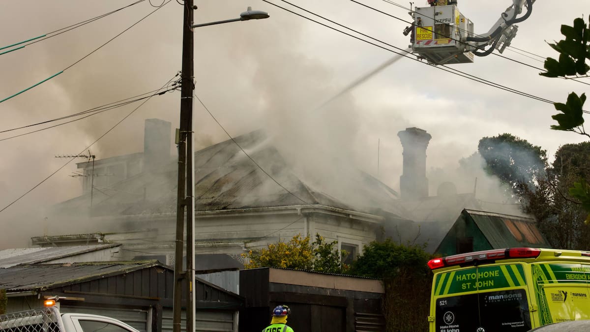 Auckland house fire: One person unaccounted for after Onehunga blaze