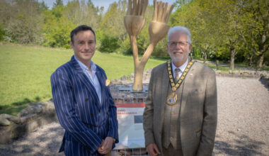 Sculpture of fossil named after Sir David Attenborough unveiled in honour of his 100th birthday | Local News | News | Ashby Nub News