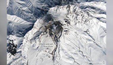 Satellites spy one of Russia's most active volcanoes melting snow from the inside out