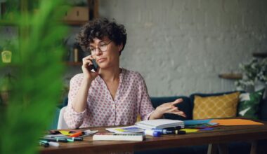 woman on a cell phone