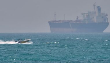 Ship attacked near Strait of Hormuz as Iran reviews US response to proposal