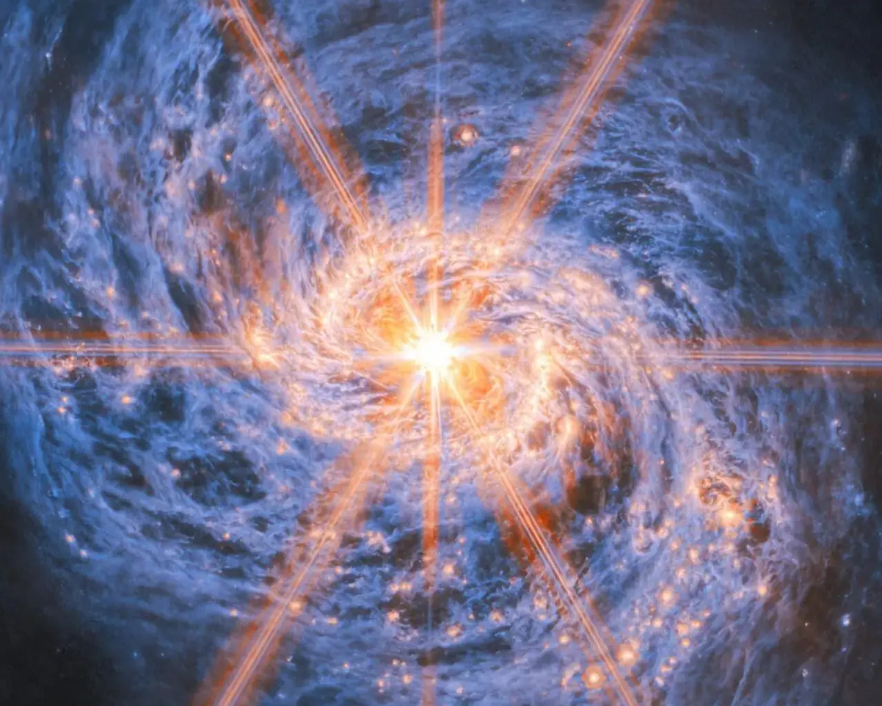 A dazzling new galaxy image stuns astronomers with its blinding cosmic heart