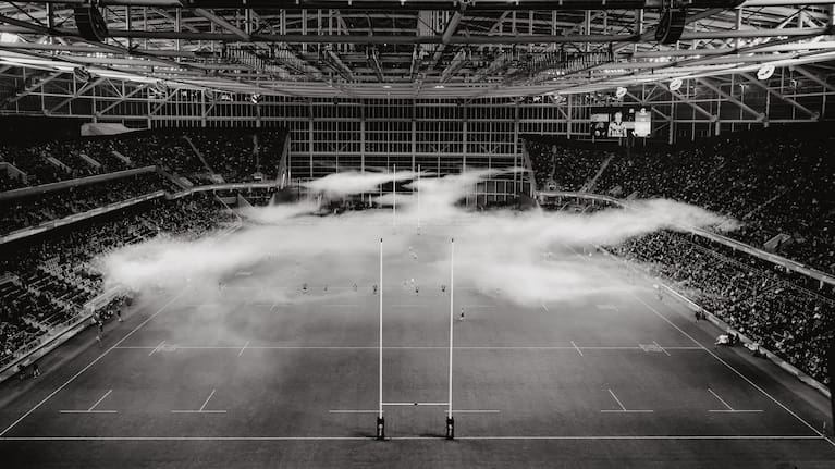 A halftime mishap saw the One NZ Stadium awash with smoke.