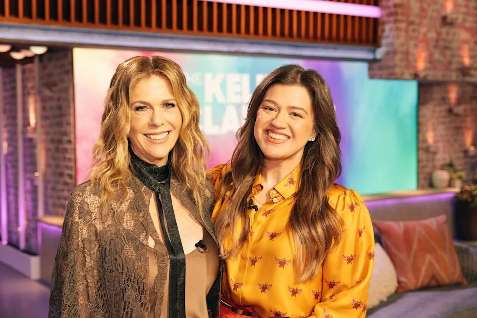 Rita Wilson and Kelly Clarkson on 'The Kelly Clarkson Show.'Credit: Getty Images