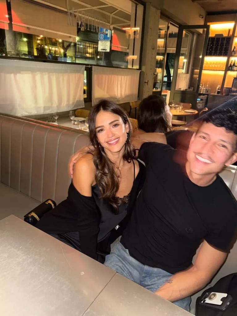 The duo (seen here in March) then hit megaclub E11even where they sat at a VIP table. jessicaalba/Instagram