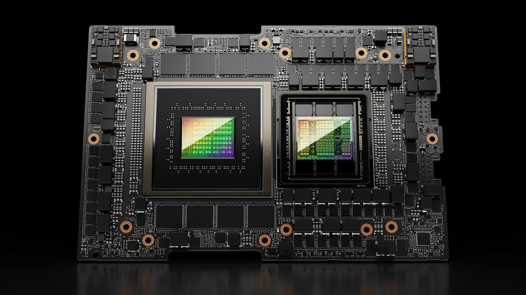 Nvidia’s H200 graphics processing unit. Photo: Handout