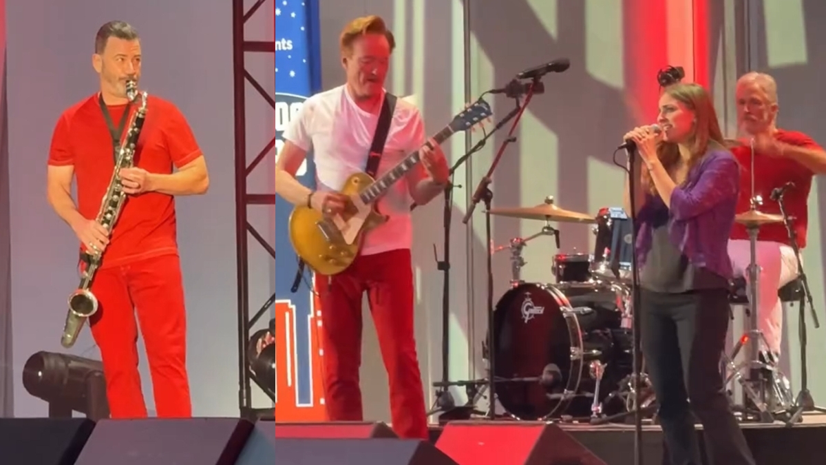 Abbey Romeo Performs White Stripes with Late Night Icons at Night of Too Many Stars