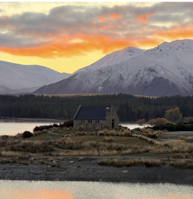 New Zealand’s most photographed Church at Lake Tekapo.