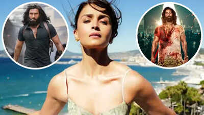 Alia Bhatt questions 'male-centric' Indian films at Cannes; accused of hypocrisy for praising Ranbir Kapoor's 'Animal' and keeping mum on 'Dhurandhar'