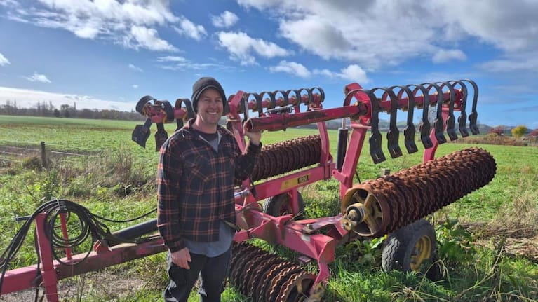Alistair Setter says it's emotional thinking he may have grown his last crop of peas.