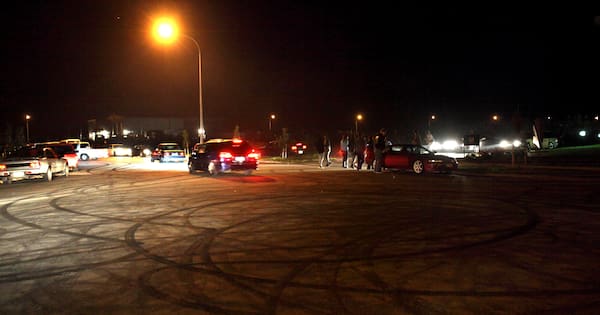 Street racers gathering in rural areas to avoid police