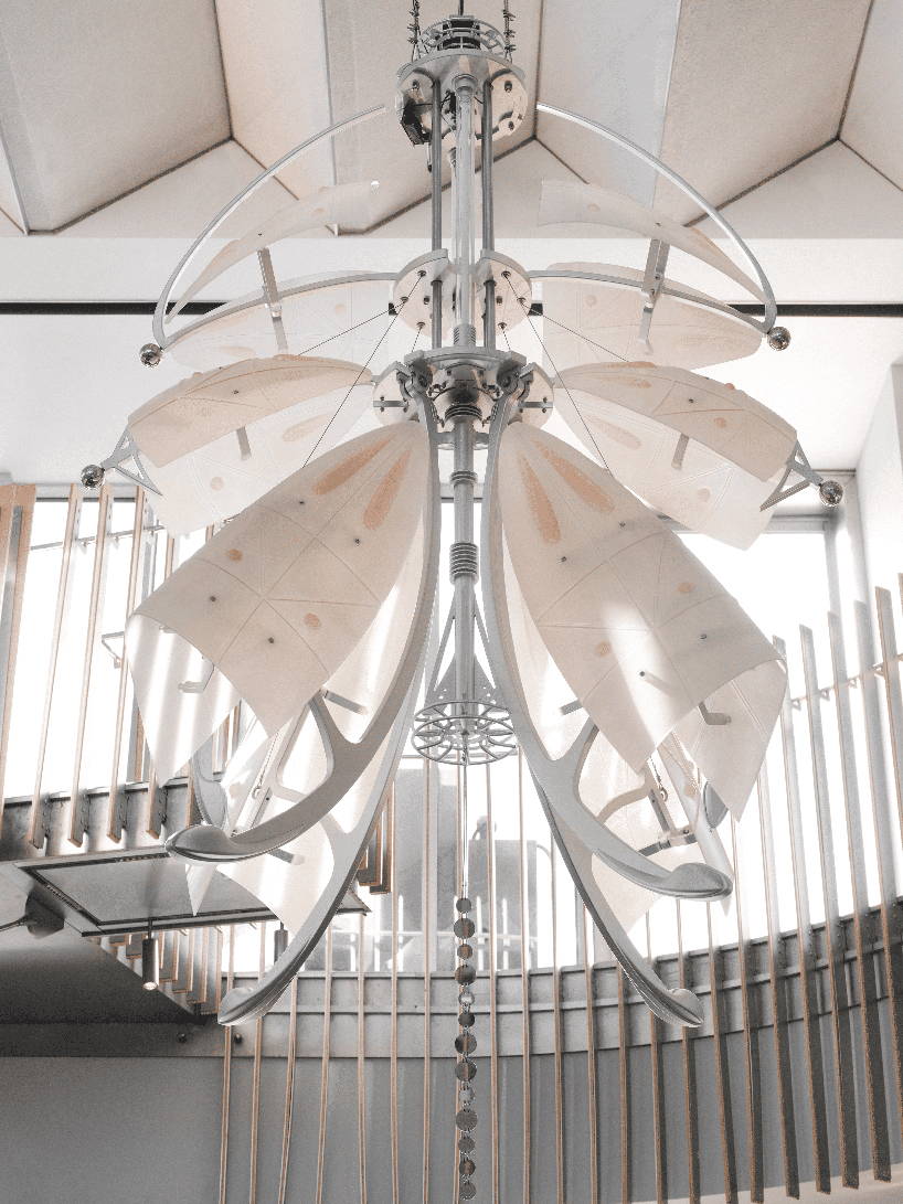 arc of the wind by topoloy transforms kites and blossoms into a kinetic spatial rhythm 3