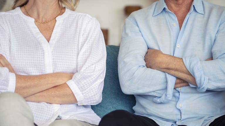 An unhappy couple (file image).