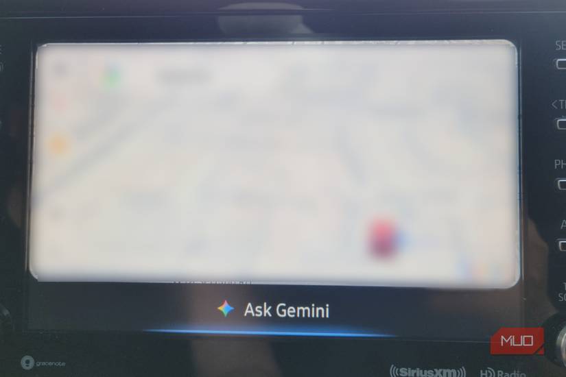 Ask Gemini being used in a car-1