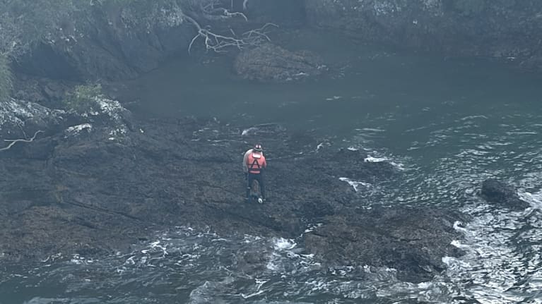 Auckland Westpac Rescue Helicopters were tasked by Police SAR to Bay of Islands to assist alongside Coastguard.
