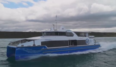 Auckland's hybrid and electric ferries are ready, but the chargers aren't