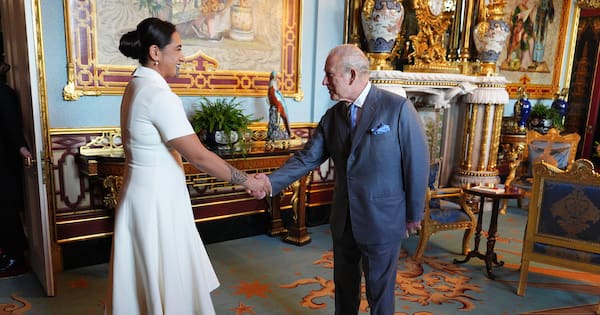 Māori Queen meets with King Charles at Buckingham Palace