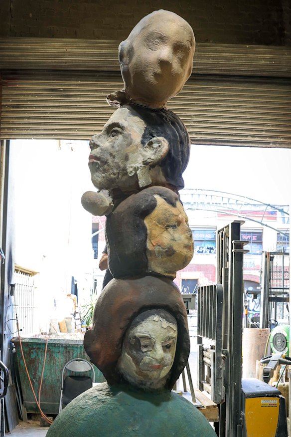 The rising form of Kher’s Tree of Life. 