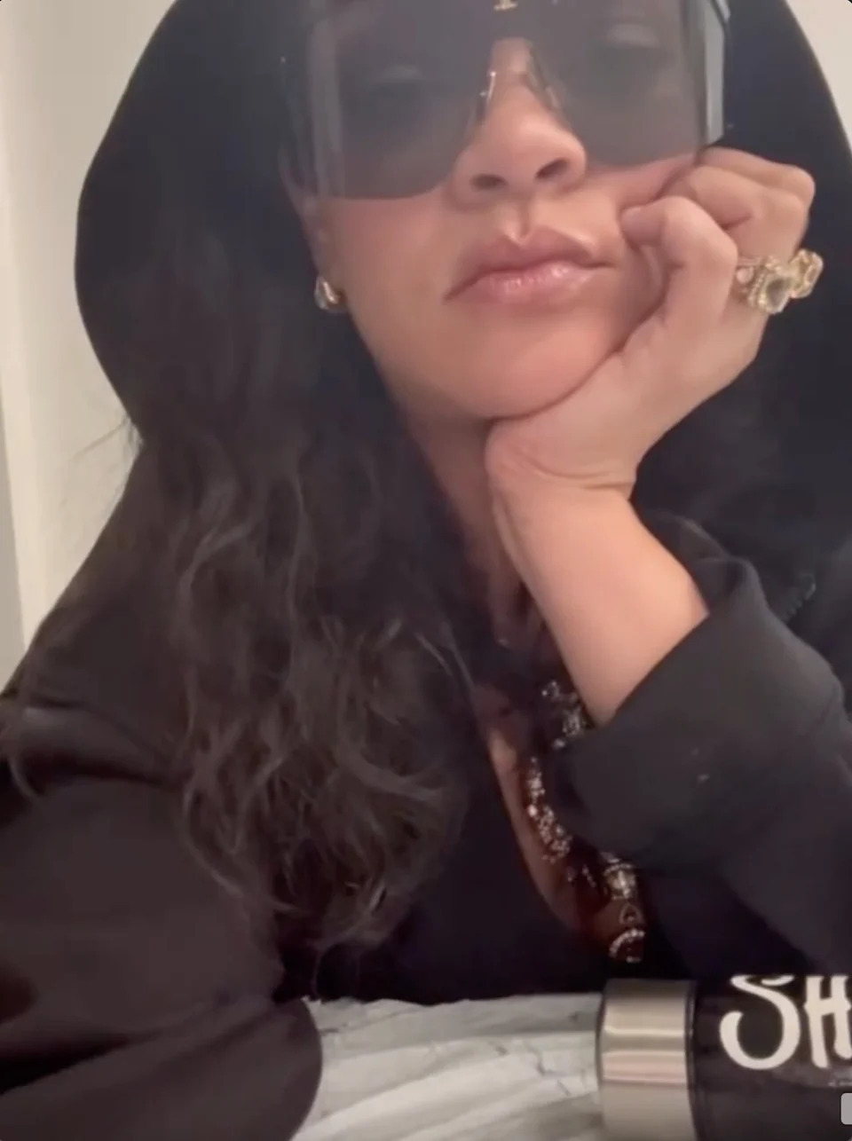 The Grammy winning singer took a selfie video as she had the ink applied (as seen above). bangbangnyc/ instagram