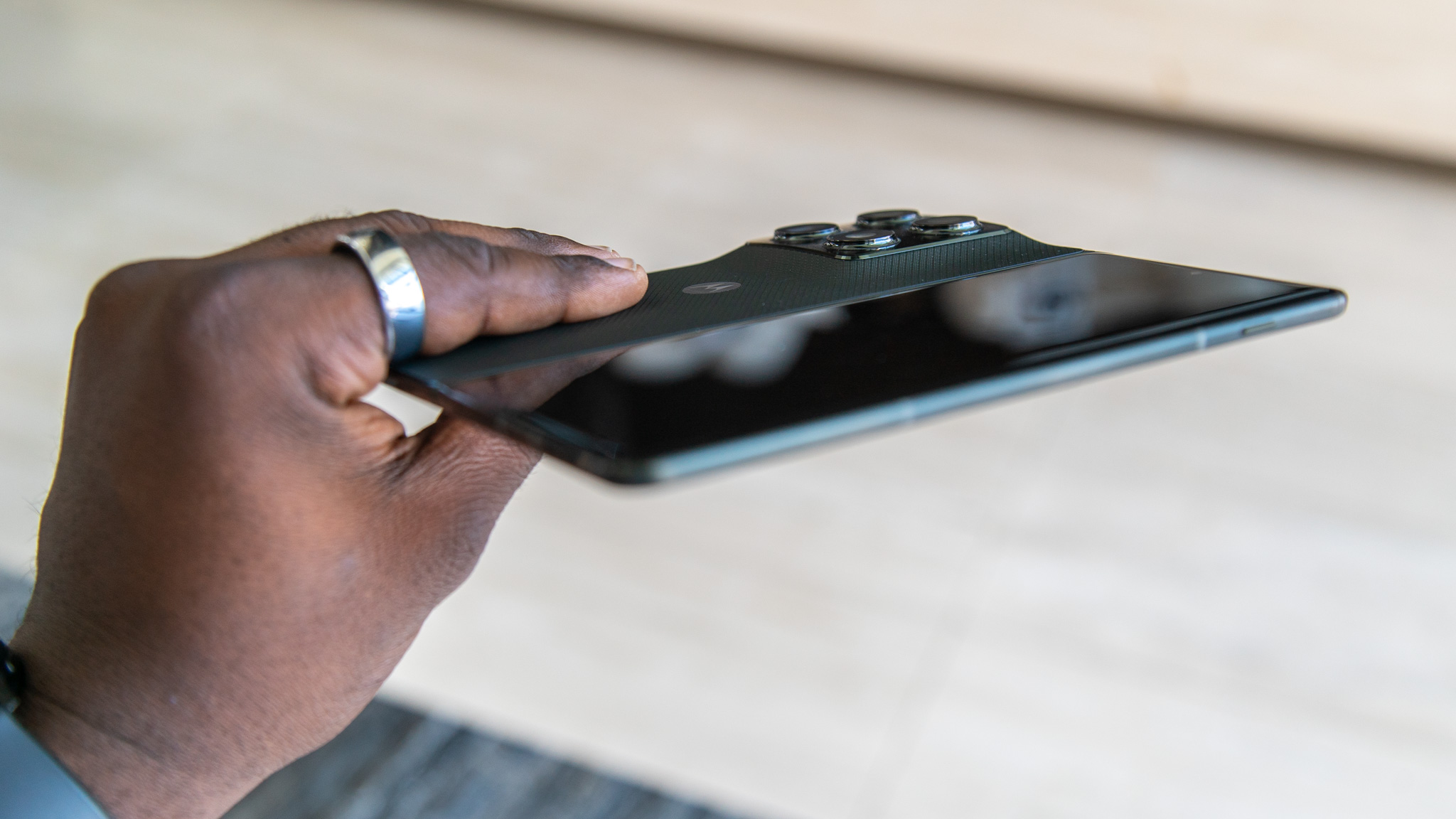 Motorola Razr Fold from the side