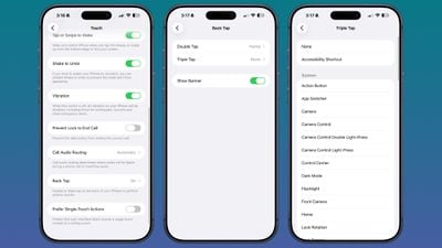 backtap iphone options